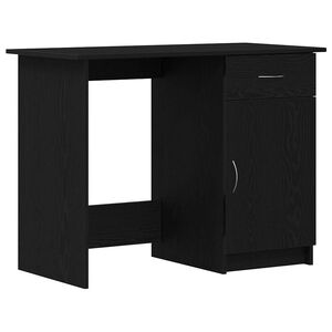 vidaXL Mesa Carvalho Preto Derivados de Madeira 100 x 50 x 76 cm