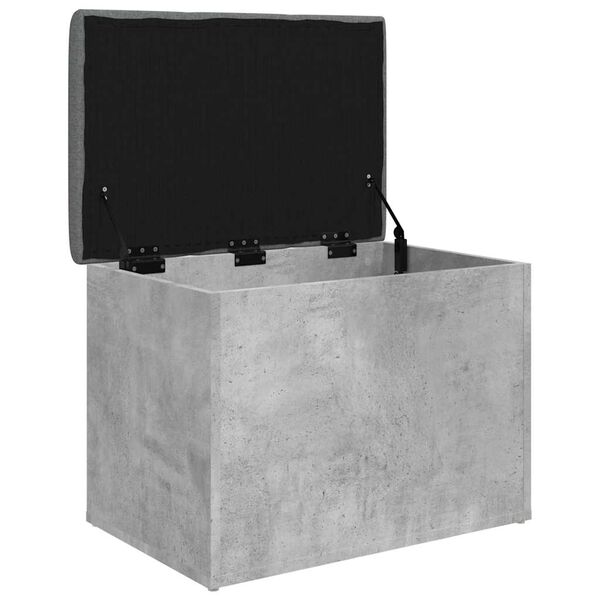 vidaXL Banco de arruma&ccedil;&atilde;o 62x42x45cm derivados madeira cinzento sonoma