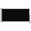 vidaXL Toldo lateral retr&aacute;til para p&aacute;tio 120x300 cm preto