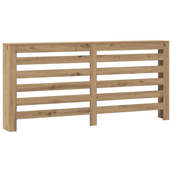 vidaXL Cobertura de radiador derivados de madeira carvalho artisiano