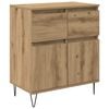 vidaXL Buffet com gaveta Carvalho Artesanal 60 x 35 x 70 cm