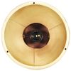 vidaXL Candeeiro suspenso industrial redondo 25 W 19 cm E27 bronze
