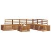 vidaXL Conjunto de Sof&aacute;s para Exterior 7 Pe&ccedil;a Natural