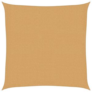 vidaXL Para-sol estilo vela quadrado 160 g/m&sup2; 2x2 m PEAD areia