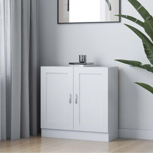 vidaXL Estante 82,5x30,5x80 cm derivados de madeira branco