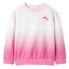 Sweatshirt para crian&ccedil;a cor rosa-claro 140