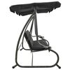 vidaXL Baloi&ccedil;o de jardim com toldo antracite
