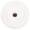 vidaXL Corda de barco 16 mm 250 m polipropileno branco completo