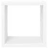 vidaXL Prateleiras de parede em forma de cubo 6 pcs 22x15x22 cm branco