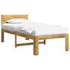 vidaXL Estrutura de Cama de Solteiro com Cabeceira ROSTOCK Branco