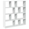 vidaXL Estante 132x29x141,5 cm derivados de madeira branco
