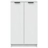 vidaXL Sapateira 59x35x100,5 cm derivados de madeira branco brilhante