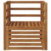 vidaXL Conjunto de Sof&aacute;s para Exterior Natural 67 x 63 x 73 cm