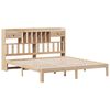 vidaXL Cama com estante sem colch&atilde;o 180x200 cm pinho maci&ccedil;o