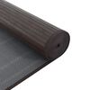 vidaXL Tapete quadrado 100x100 cm bambu castanho-escuro