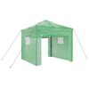 vidaXL Estufa com Estrutura Pop-up Verde 290 x 290 x 315 cm Ferro