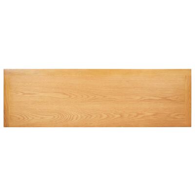vidaXL Aparador 110x33,5x70 cm madeira de carvalho maciça