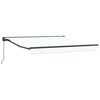 vidaXL Estrutura de Toldo Branco 350 x 250 cm