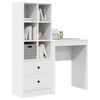 vidaXL Mesa com gaveta 2 pcs Branco