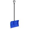 vidaXL P&aacute; de neve 147 cm metal azul