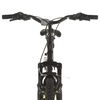 vidaXL Bicicleta de montanha 21 velocidades roda 26" 49 cm preto