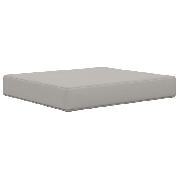 vidaXL Almofada para Sof&aacute; Externo 2 pcs Cinzento Poli&eacute;ster