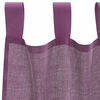 vidaXL Cortinas de voile com laços 2 pcs roxo 140x175 cm