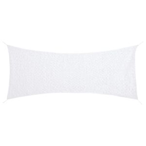 vidaXL Rede de camuflagem com saco de arruma&ccedil;&atilde;o 312x140 cm branco