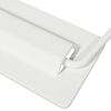 vidaXL Ma&ccedil;anetas de Arm&aacute;rio Branco 85 x 45 mm Metal