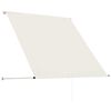 vidaXL Toldo retrátil 150x150 cm creme