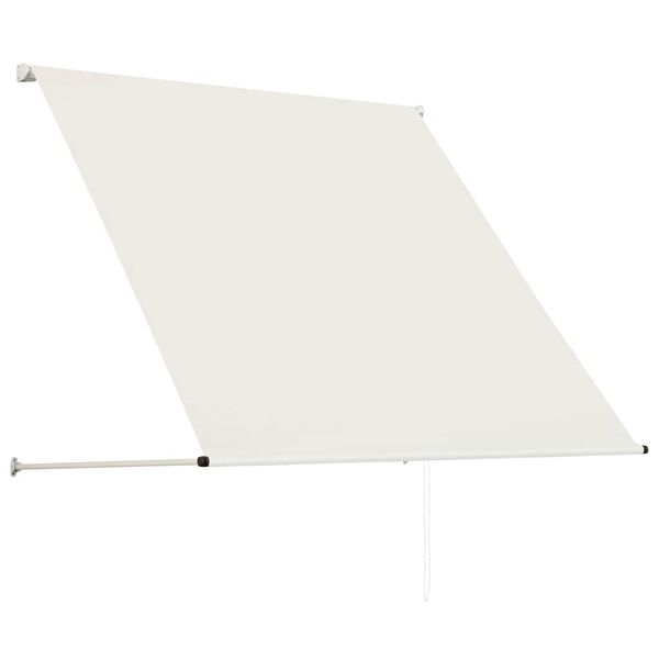 vidaXL Toldo retrátil 150x150 cm creme