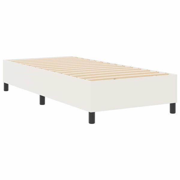 vidaXL Estrado de cama plataforma Creme 100 x 200 cm