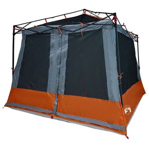 vidaXL Tenda interior Cinza e Laranja 291 x 291 x 240 cm tafet&aacute;