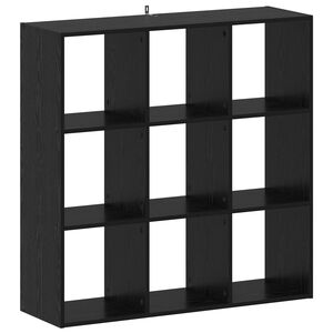 vidaXL Estante Carvalho Preto 102 x 32 x 102 cm