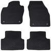 vidaXL Tapete de carro 4 pcs Preto VW T-CROSS TPE
