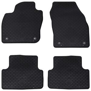 vidaXL Tapete de carro 4 pcs Preto VW T-CROSS TPE