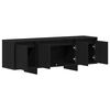 vidaXL Gabinete para TV Carvalho Preto 120 x 30 x 40,5 cm
