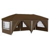 vidaXL Tenda de Festa Pop-up 575 x 288 x 245 cm Cinzento-acastanhado