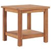 vidaXL Mesa de centro 45x45x45 cm madeira de teca maci&ccedil;a