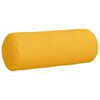 vidaXL Almofadas de Apoio 2 pcs Amarelo Claro Ø 25 x 70 cm