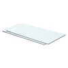 vidaXL Prateleiras 2 pcs 60x25 cm vidro transparente