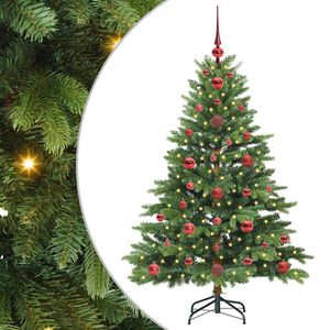 vidaXL &Aacute;rvore de Natal Artificial com 150 LEDs Verde 120 cm PE e PVC