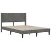 vidaXL Estrutura da Cama Cinza Escuro 120 x 200 cm Veludo