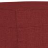 vidaXL Banco 100x35x41 cm tecido vermelho tinto