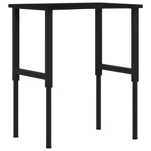 vidaXL Bancada 80x60x(71,5-98) cm carvalho castanho-escuro