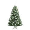vidaXL &Aacute;rvore de Natal Articulada Artificial Verde 120 cm PVC e Metal