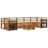 vidaXL Conjunto de Sof&aacute;s para Exterior 8 pcs Natural