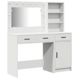 vidaXL Mesa de vestir 2 unid. Branco 78,5 x 41 x 135 cm