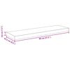 vidaXL Prateleiras parede suspensas 2 pcs 80x23,5x3,8cm MDF cinzento