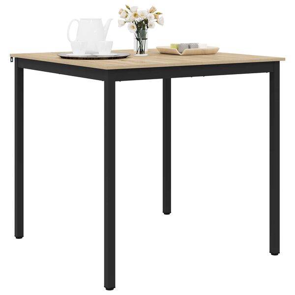 vidaXL Mesa de Bar em P&eacute; Madeira processada